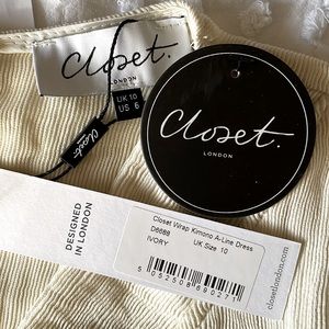 Closest London ASOS Neutral Kimono Dress